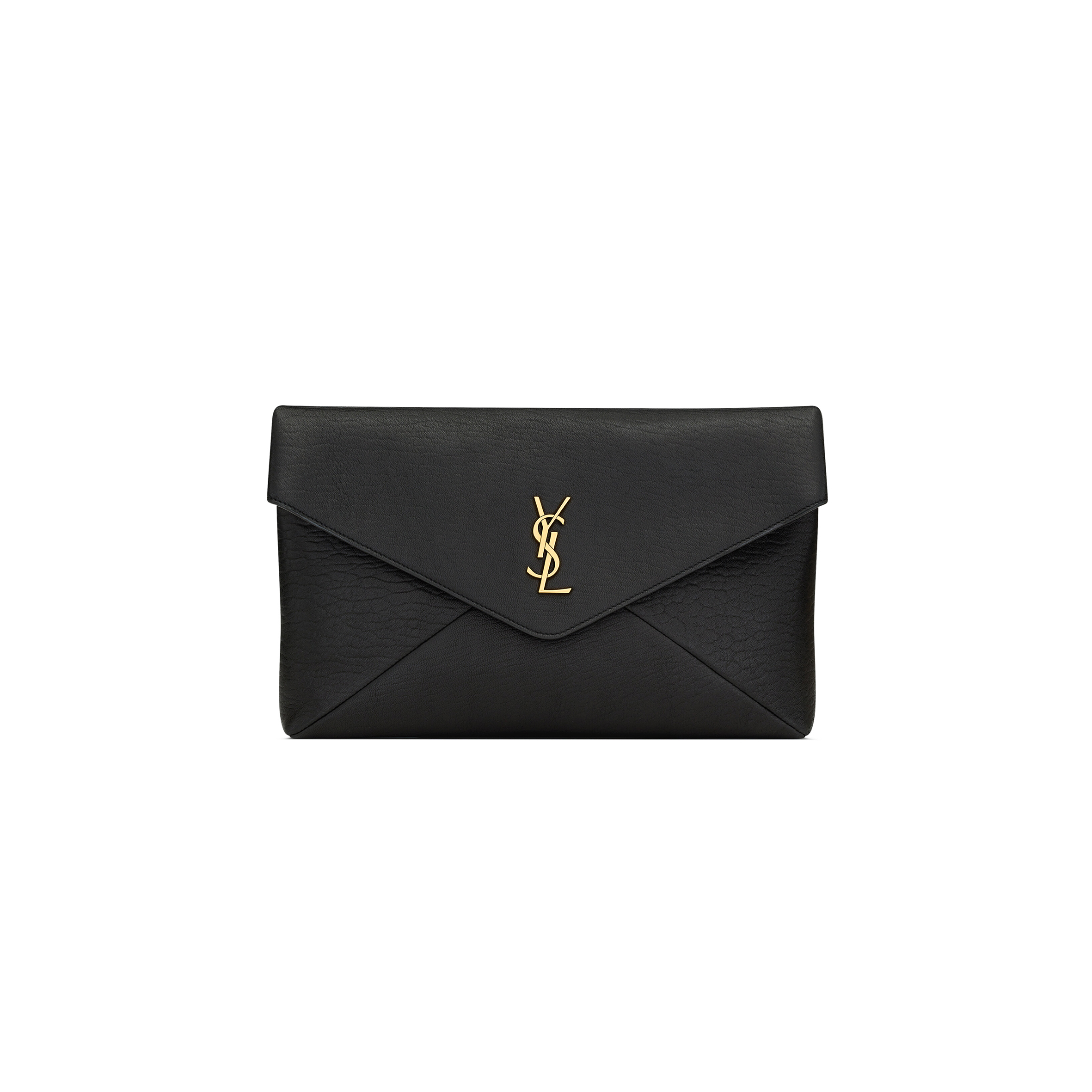 YSL CASSANDRE LARGE ENVELOPE POUCH IN LAMBSKIN 769307AACYT1000 (29.5*18*4.5cm)